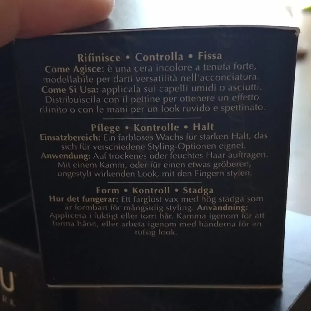 ECRU New York Texture Dry Wax 8 New Not Opened Product.